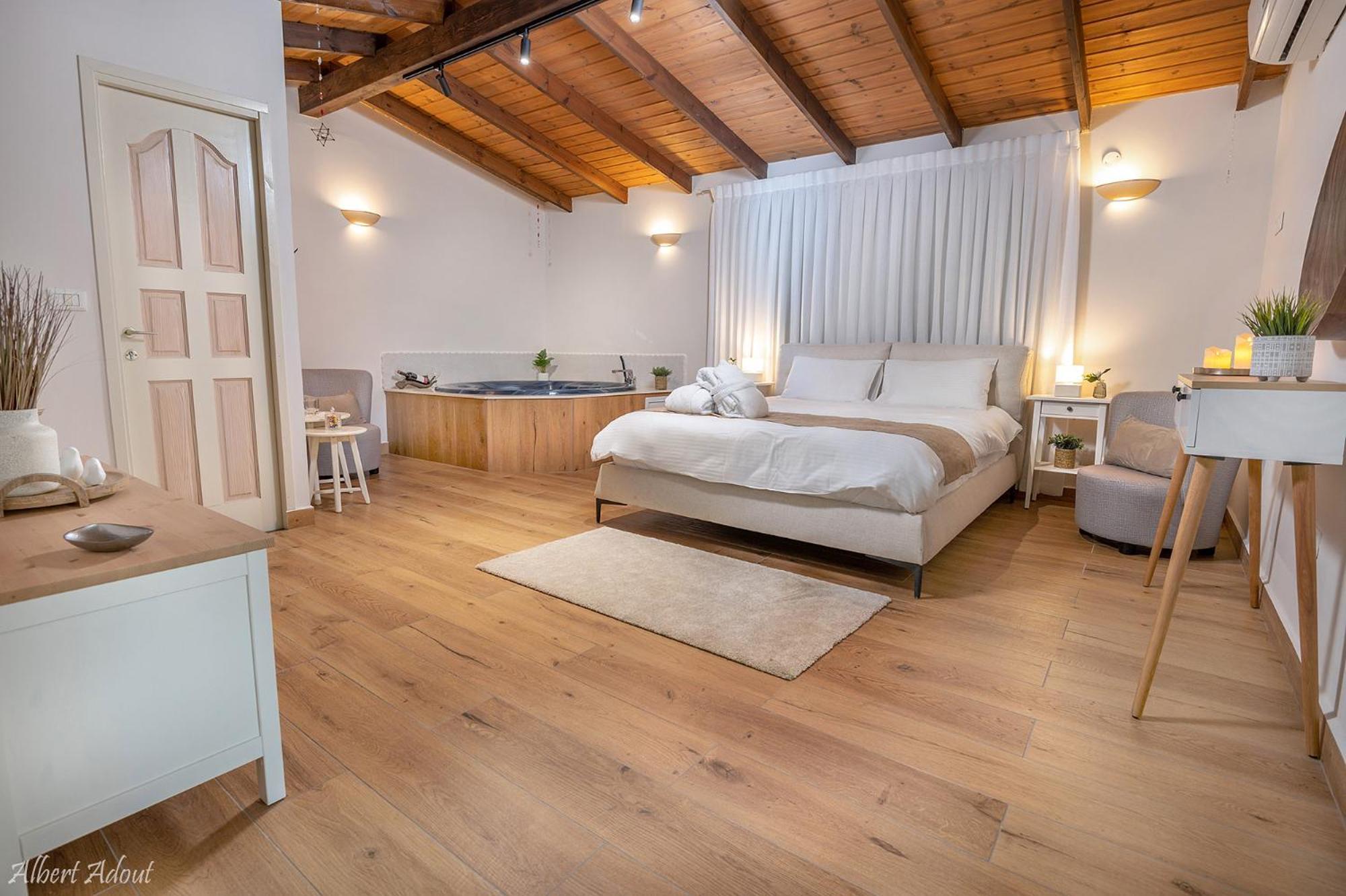 Talia Cabin Guest & Spa Rosh Pinna Eksteriør billede